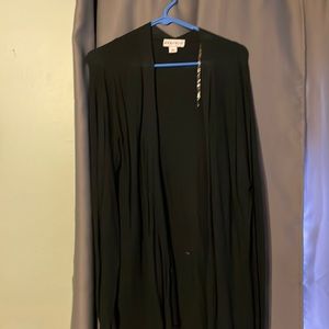 Black cardigan
